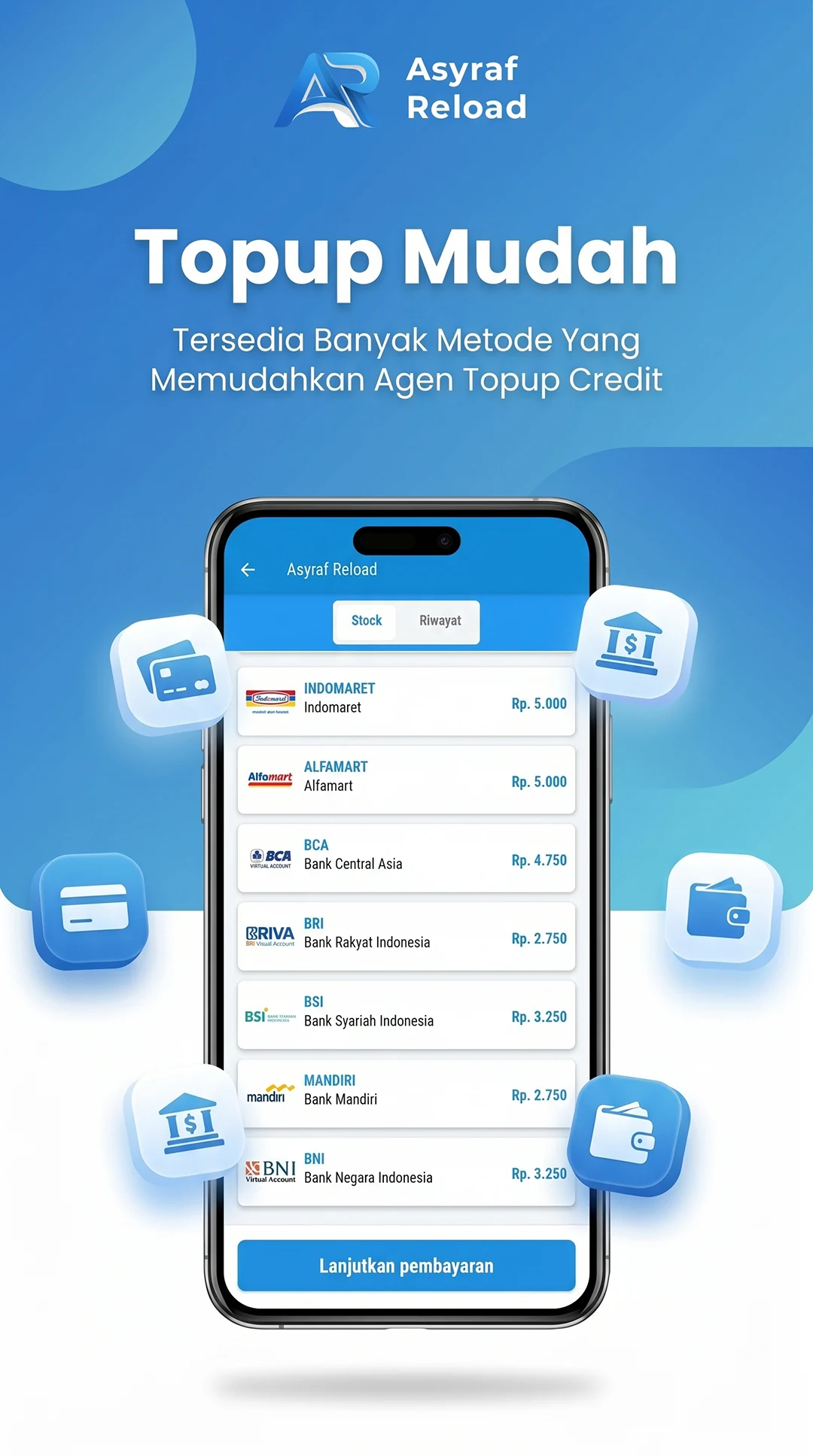 Asyraf Reload: Pulsa & PPOB screenshot